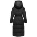 Navahoo Eisblick Damen Winter Steppmantel N060 Schwarz-Größe M - Gr. 38