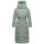 Navahoo Eisblick Damen Winter Steppmantel N060 Smokey Mint-Größe XL - Gr. 42