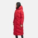 Navahoo Eisblick Damen Winter Steppmantel N060 Deep Red-Größe L - Gr. 40