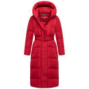 Navahoo Eisblick Damen Winter Steppmantel N060 Deep Red-Größe L - Gr. 40