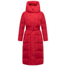 Navahoo Eisblick Damen Winter Steppmantel N060 Deep Red-Größe L - Gr. 40