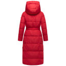 Navahoo Eisblick Damen Winter Steppmantel N060 Deep Red-Größe L - Gr. 40