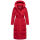 Navahoo Eisblick Damen Winter Steppmantel N060 Deep Red-Größe L - Gr. 40