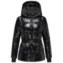 Navahoo Eisglanz Damen Winter Steppjacke N061 Schwarz Größe S - Gr. 36
