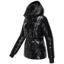 Navahoo Eisglanz Damen Winter Steppjacke N061 Schwarz Größe S - Gr. 36