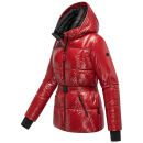Navahoo Eisglanz Damen Winter Steppjacke N061 Dark Red Größe M - Gr. 38