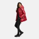 Navahoo Eisglanz Damen Winter Steppjacke N061 Dark Red Größe XL - Gr. 42