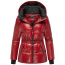 Navahoo Eisglanz Damen Winter Steppjacke N061 Dark Red Größe XL - Gr. 42