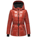 Navahoo Eisglanz Damen Winter Steppjacke N061 Dark Terracotta Größe XS - Gr. 34