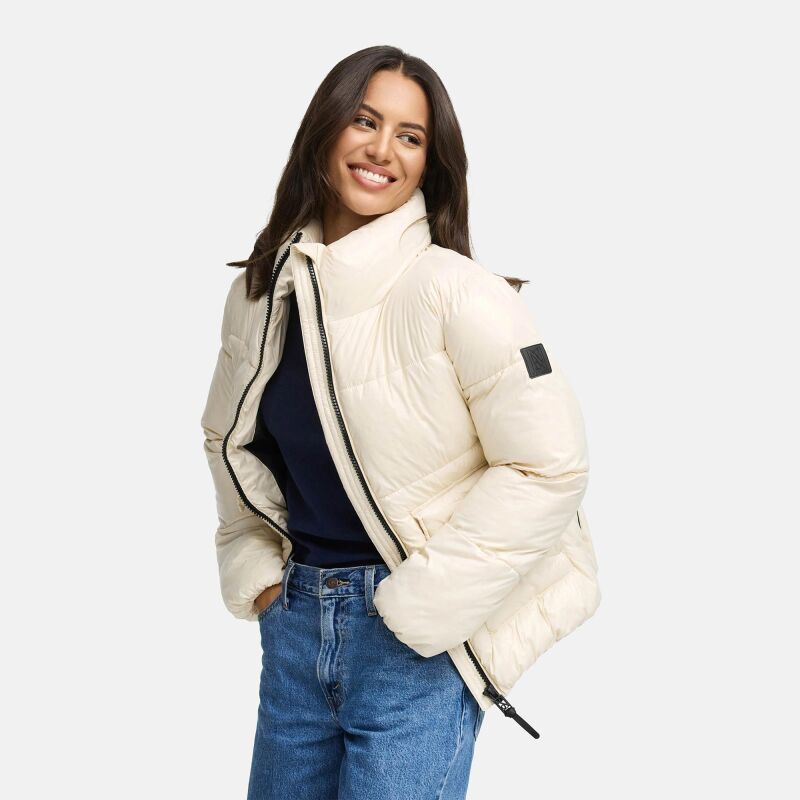 Navahoo Eispracht Damen Winter Steppjacke N063 Cream Größe S - Gr. 36