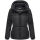 Navahoo Flüsterfee Damen Winter Jacke N066 Schwarz-Größe XXXL - Gr. 46