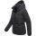 Navahoo Flüsterfee Damen Winter Jacke N066 Schwarz-Größe XXXL - Gr. 46