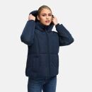 Navahoo Flüsterfee Damen Winter Jacke N066 Navy-Größe XL - Gr. 42