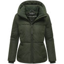 Navahoo Flüsterfee Damen Winter Jacke N066 Dark Olive-Größe S - Gr. 36