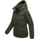 Navahoo Flüsterfee Damen Winter Jacke N066 Dark Olive-Größe S - Gr. 36