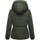 Navahoo Flüsterfee Damen Winter Jacke N066 Dark Olive-Größe S - Gr. 36