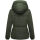 Navahoo Flüsterfee Damen Winter Jacke N066 Dark Olive-Größe S - Gr. 36