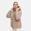 Navahoo Flüsterfee Damen Winter Jacke N066 Taupe Grey-Größe M - Gr. 38