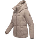 Navahoo Flüsterfee Damen Winter Jacke N066 Taupe Grey-Größe M - Gr. 38