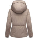 Navahoo Flüsterfee Damen Winter Jacke N066 Taupe Grey-Größe M - Gr. 38