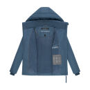 Navahoo Flüsterfee Damen Winter Jacke N066 Dusty Blue-Größe XXXL - Gr. 46