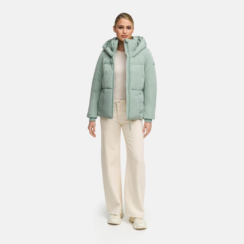 Navahoo Flüsterfee Damen Winter Jacke N066 Smokey Mint-Größe S - Gr. 36