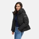 Navahoo Frostherz Damen Winter Steppjacke N067 Schwarz Größe L - Gr. 40