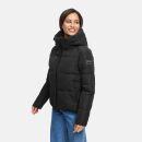 Navahoo Frostherz Damen Winter Steppjacke N067 Schwarz Größe L - Gr. 40