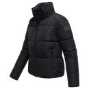 Navahoo Frostherz Damen Winter Steppjacke N067 Schwarz Größe L - Gr. 40