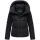 Navahoo Frostherz Damen Winter Steppjacke N067 Schwarz Größe L - Gr. 40