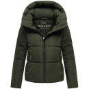 Navahoo Frostherz Damen Winter Steppjacke N067 Dark Olive Größe XS - Gr. 34