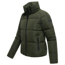 Navahoo Frostherz Damen Winter Steppjacke N067 Dark Olive Größe XS - Gr. 34