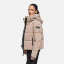 Navahoo Frostherz Damen Winter Steppjacke N067 Taupe Grey Größe L - Gr. 40