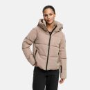 Navahoo Frostherz Damen Winter Steppjacke N067 Taupe Grey Größe L - Gr. 40