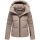 Navahoo Frostherz Damen Winter Steppjacke N067 Taupe Grey Größe L - Gr. 40