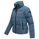 Navahoo Frostherz Damen Winter Steppjacke N067 Dusty Blue Größe XXL - Gr. 44