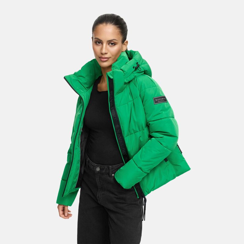 Navahoo Frostherz Damen Winter Steppjacke N067 Smaragd Green Größe M - Gr. 38