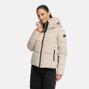 Navahoo Frostherz Damen Winter Steppjacke N067 Light Taupe Größe S - Gr. 36