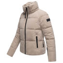 Navahoo Frostherz Damen Winter Steppjacke N067 Light Taupe Größe S - Gr. 36