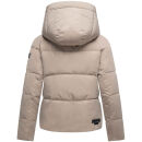 Navahoo Frostherz Damen Winter Steppjacke N067 Light Taupe Größe S - Gr. 36