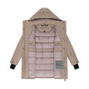 Navahoo Frostkuss Damen Winter Parka Jacke N068 Taupe Grey-Größe M - Gr. 38