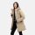 Navahoo Frostkuss Damen Winter Parka Jacke N068 Taupe Grey-Größe M - Gr. 38