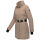 Navahoo Frostkuss Damen Winter Parka Jacke N068 Taupe Grey-Größe M - Gr. 38