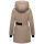 Navahoo Frostkuss Damen Winter Parka Jacke N068 Taupe Grey-Größe M - Gr. 38