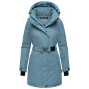 Navahoo Frostkuss Damen Winter Parka Jacke N068 Powder Blue-Größe XXXL - Gr. 46