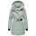 Navahoo Frostkuss Damen Winter Parka Jacke N068 Smokey Mint-Größe L - Gr. 40