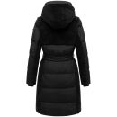 Navahoo Funkelteddy Damen Winter Steppmantel Parka N069 Schwarz-Größe M - Gr. 38
