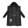 Navahoo Funkelteddy Damen Winter Steppmantel Parka N069 Schwarz-Größe M - Gr. 38