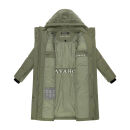Navahoo Funkelteddy Damen Winter Steppmantel Parka N069 Olive Leaf-Größe XS - Gr. 34