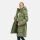 Navahoo Funkelteddy Damen Winter Steppmantel Parka N069 Olive Leaf-Größe XS - Gr. 34